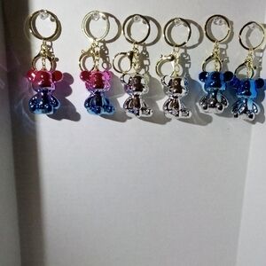 Metallic/Ombre Bear Charms (6) Bundle Set $18